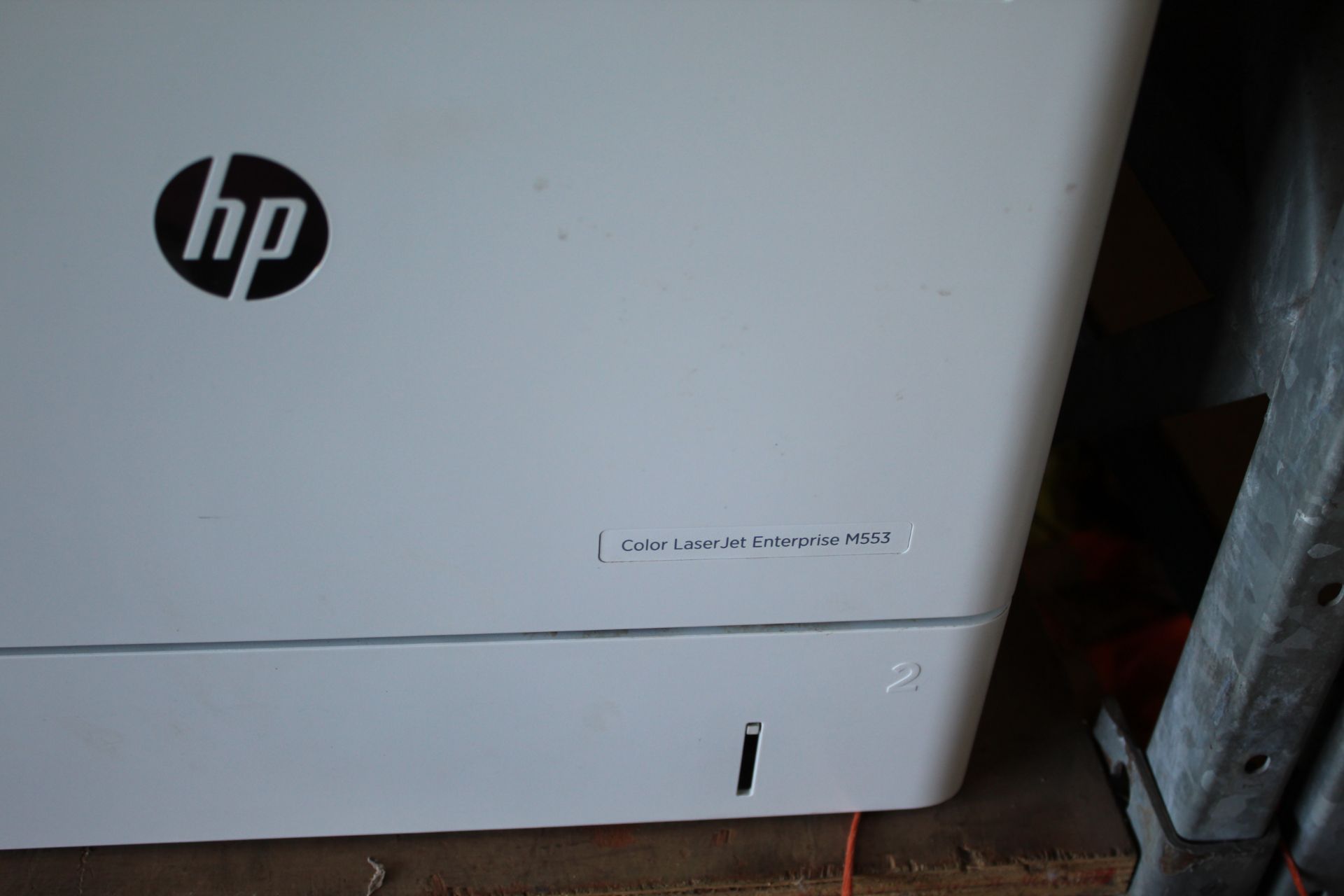 Hewlett Packard Colour Laser Jet Enterprise M553 printer (no cables). V CAMPSEA ASHE - Image 4 of 11