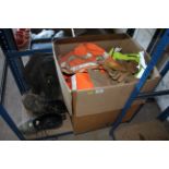 Various PPE to include steel toecap wellies, high viz jackets etc. V CAMPSEA ASHE