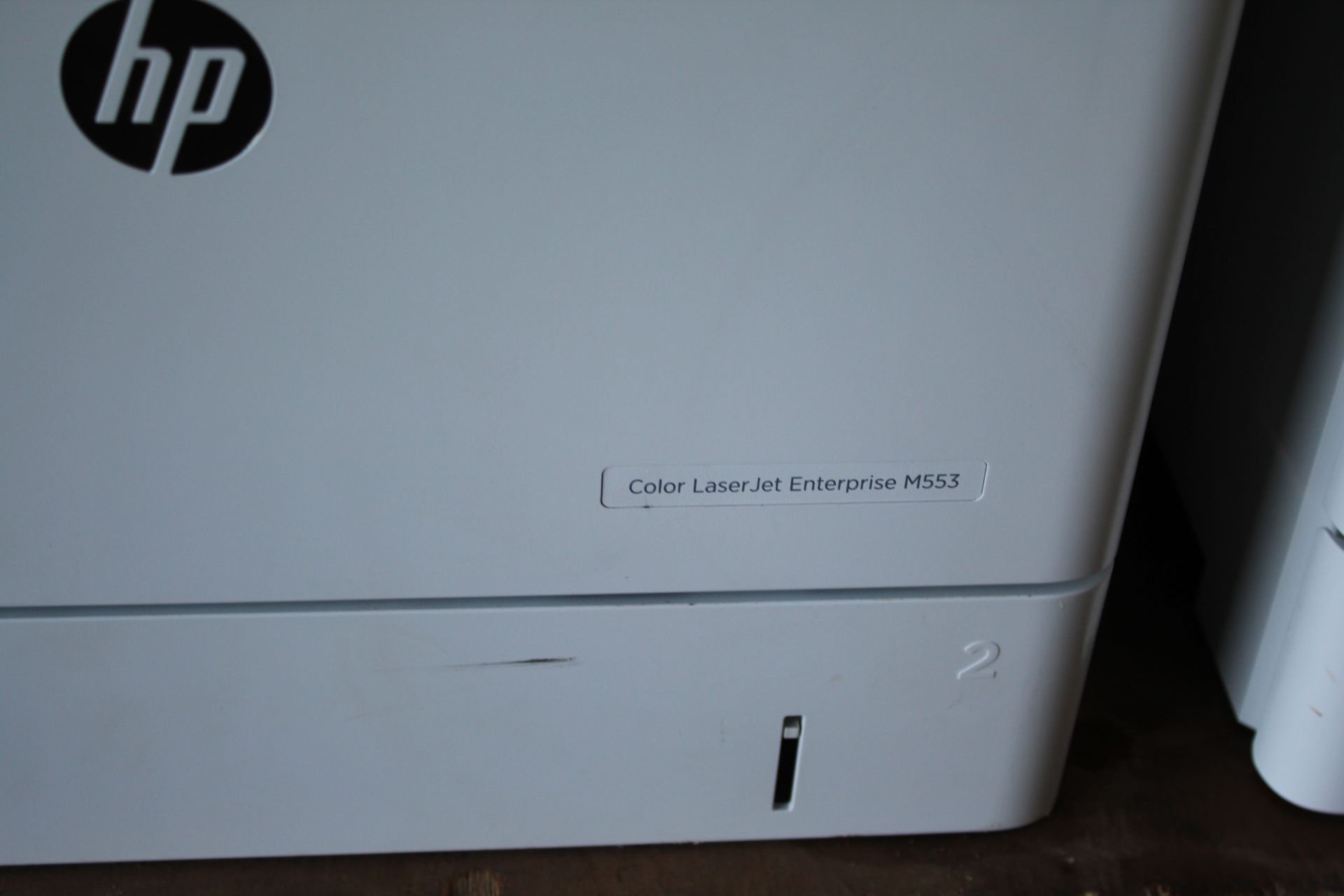 Hewlett Packard Colour Laser Jet Enterprise M553 printer (no cables). V CAMPSEA ASHE - Image 4 of 11