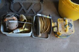 110v submersible pump, extension lead and transformer. V CAMPSEA ASHE