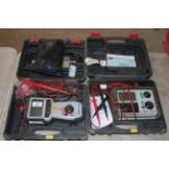 Various electrical test equipment including 2x Meggers. V CAMPSEA ASHE