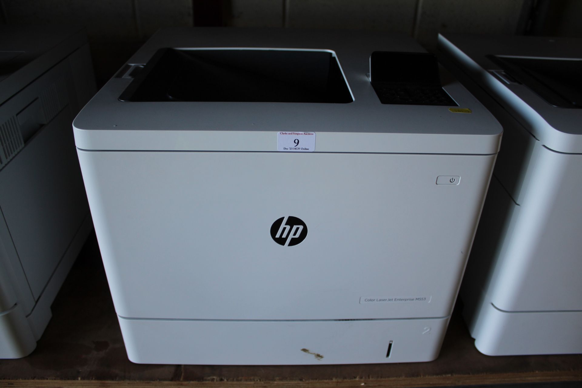 Hewlett Packard Colour Laser Jet Enterprise M553 printer (no cables). V CAMPSEA ASHE