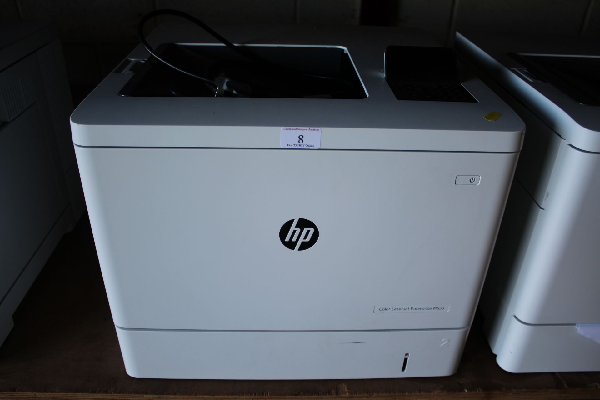 Hewlett Packard Colour Laser Jet Enterprise M553 printer (no cables). V CAMPSEA ASHE