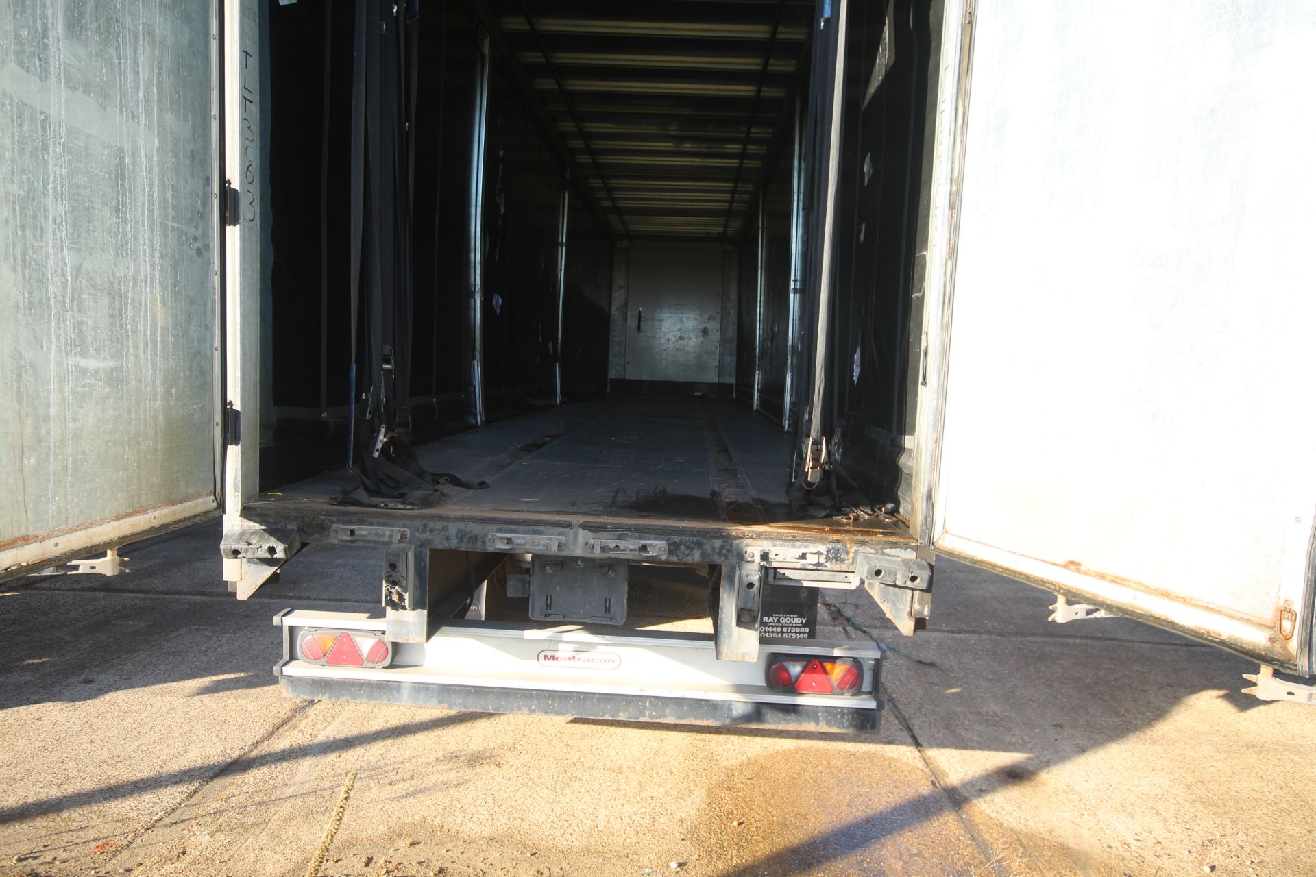 Montracon 39T 13.6m tri-axle curtain-side trailer. Registration C380871. 2014. MOT until 30/04/2024. - Image 65 of 89