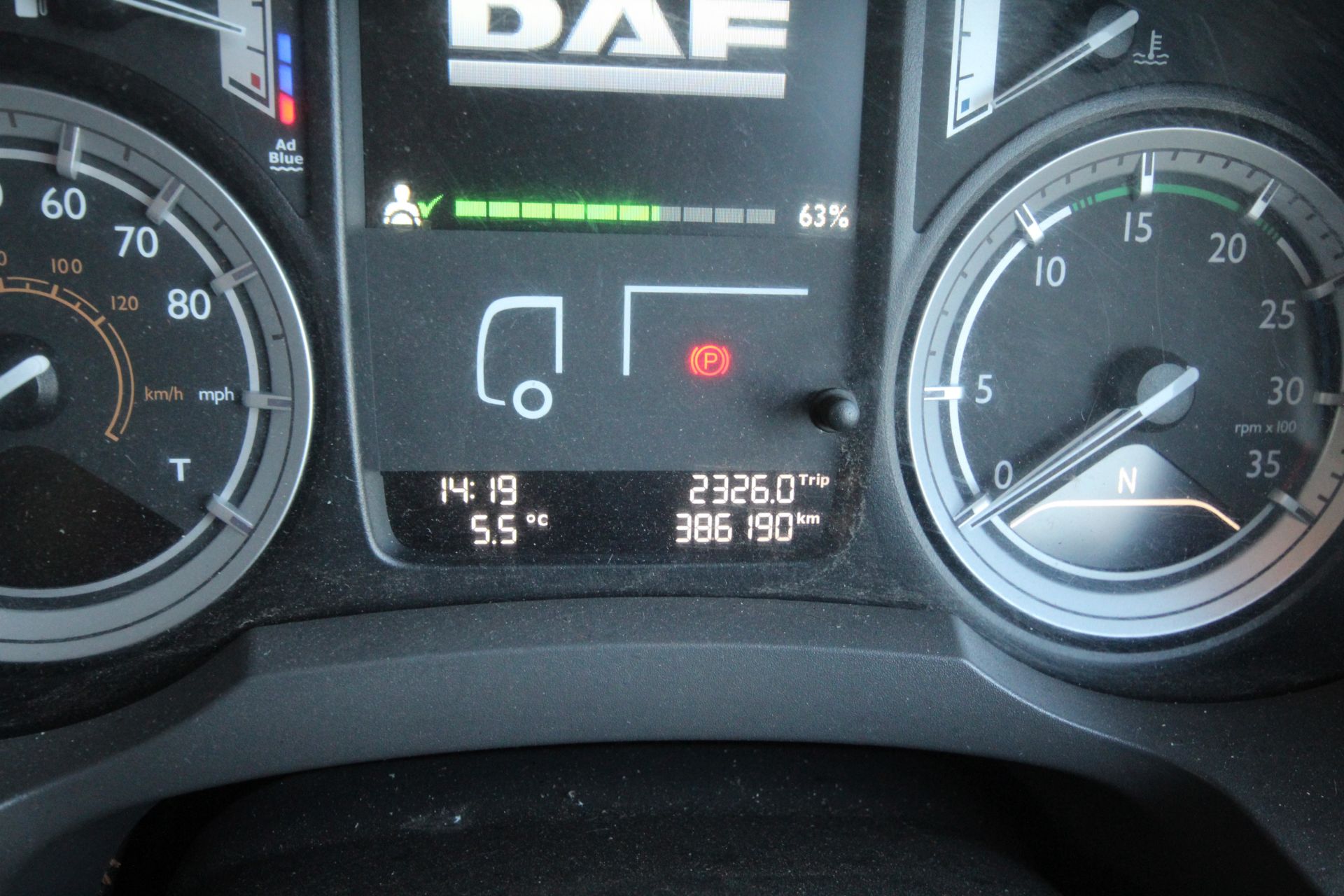 DAF LF 250  FA Euro 6 18T auto 4x2 rigid day cab. Registration AW15 EGU. Date of first - Image 67 of 79