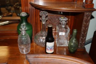 A quantity of glassware to include decanters and s