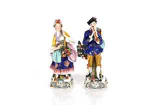 A pair of Samson Chelsea style porcelain figures d