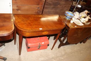 A 19th Century Sheraton design mahogany, rosewood