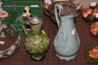 A Samuel Alcock jug "Naomi and her daughters-in-l