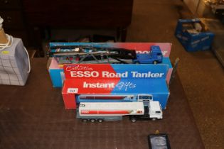 Two boxes of Esso lorries