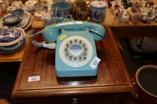 A retro style telephone