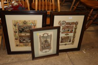 Three Commemorative prints