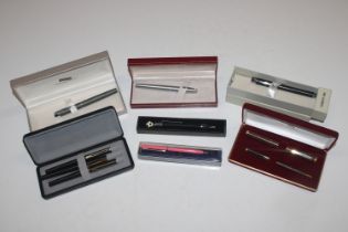 A boxed Shaffer fountain pen; a Cerruti No.1881 fo