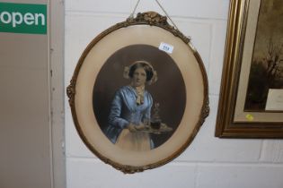 A gilt framed antique print after William Powell F