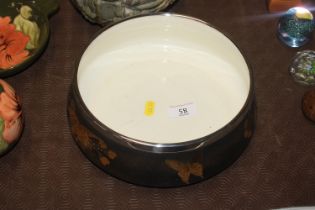 A Royal Worcester bowl date mark for 1885 with gil