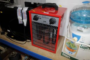 A Fine Elements 3kw fan heater
