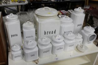 Various size Levrai Gourmet storage jars