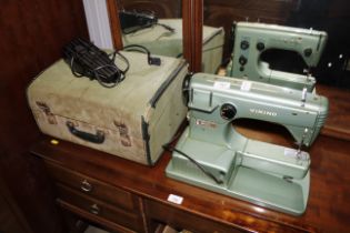 A Viking electric sewing machine sold as collector