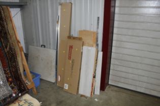 A quantity of various blinds etc