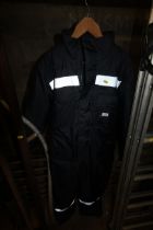 A set of Portwest winter overalls size medium