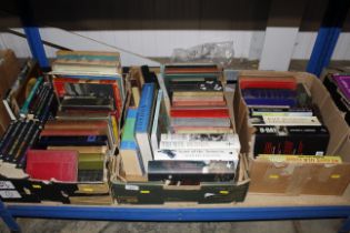 Three boxes of miscellaneous books, mostly politic