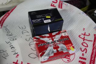 A quantity of Slazenger and Srixon golf balls