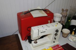A Bernina electric sewing machine