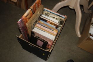 A box of miscellaneous books