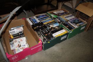 Three boxes of various DVD's including boxed sets