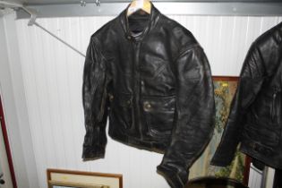 A Gerieke Zaphyr leather jacket size 50