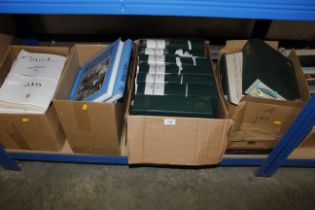 Two boxes containing RHS Garden magazines, World W