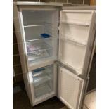 A Logik LFC50520 upright fridge freezer complete with manual (note on the manual says delivered