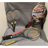 Seven various racquets (saleroom location: S1)