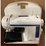 Frister & Rossman Jaguar Club GL electronic foot operated sewing machine in carry case