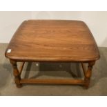 An Ercol medium elm coffee table 72cm x 72cm (saleroom location: S2) Further Information