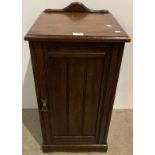 Mahogany single door cabinet 72.