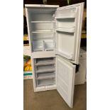 A Hotpoint RFA52 Iced Diamond upright fridge freezer (saleroom location: PO)