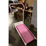 Confidence Fitness pink electric treadmill model: HSM-T04 - 240v (saleroom location: S3)