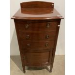 Mahogany three drawer,