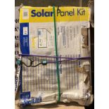 Solar panel kit in box (saleroom location: PO)