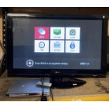 An LG 42PG3000 42" TV and a Phillips model DVP 3020/05 DVD player (both complete with a remote