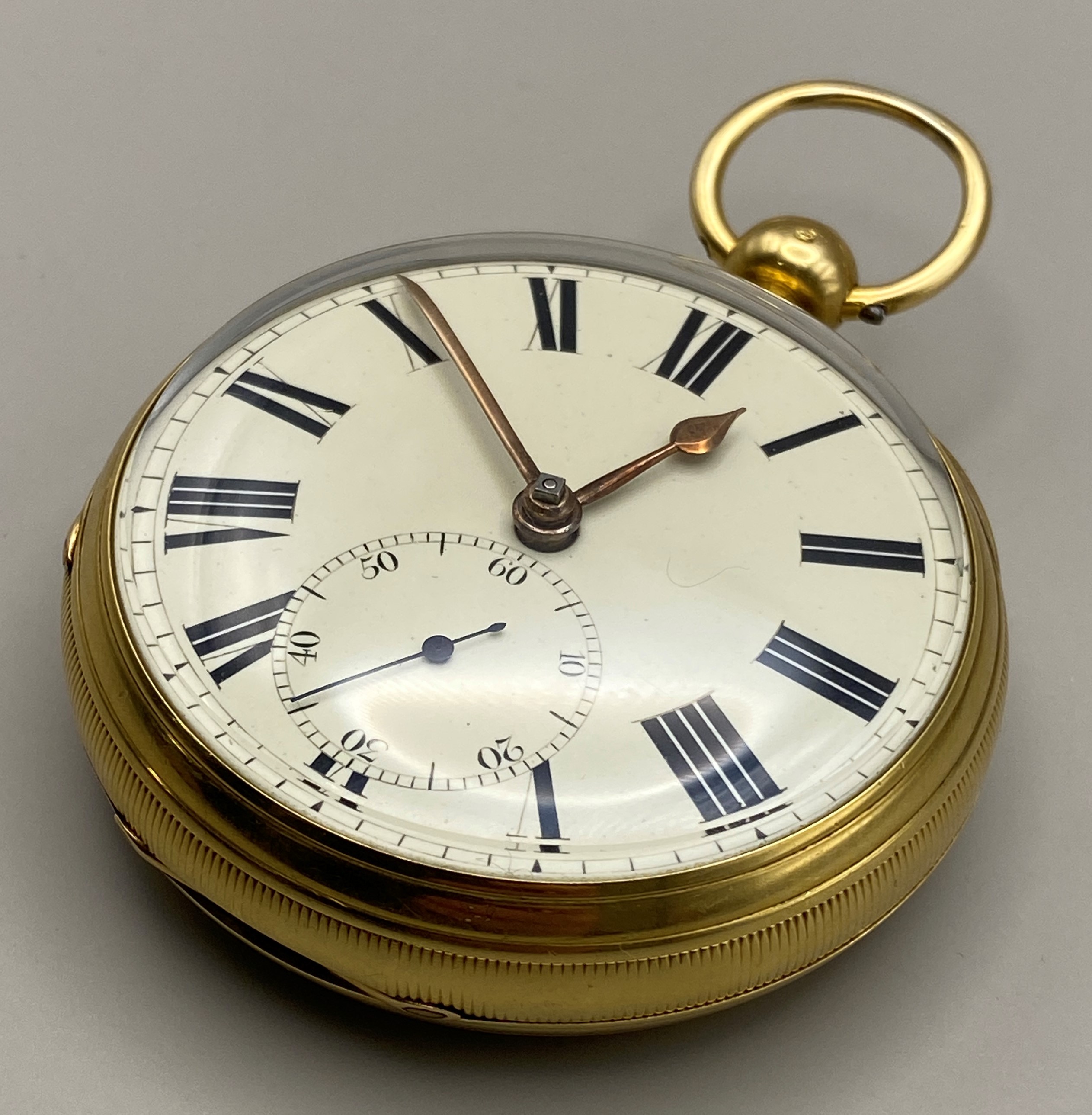 18ct Gold Fusee Pocket Watch by Gammon of Birmingham '1685', No.3584. - Image 4 of 48