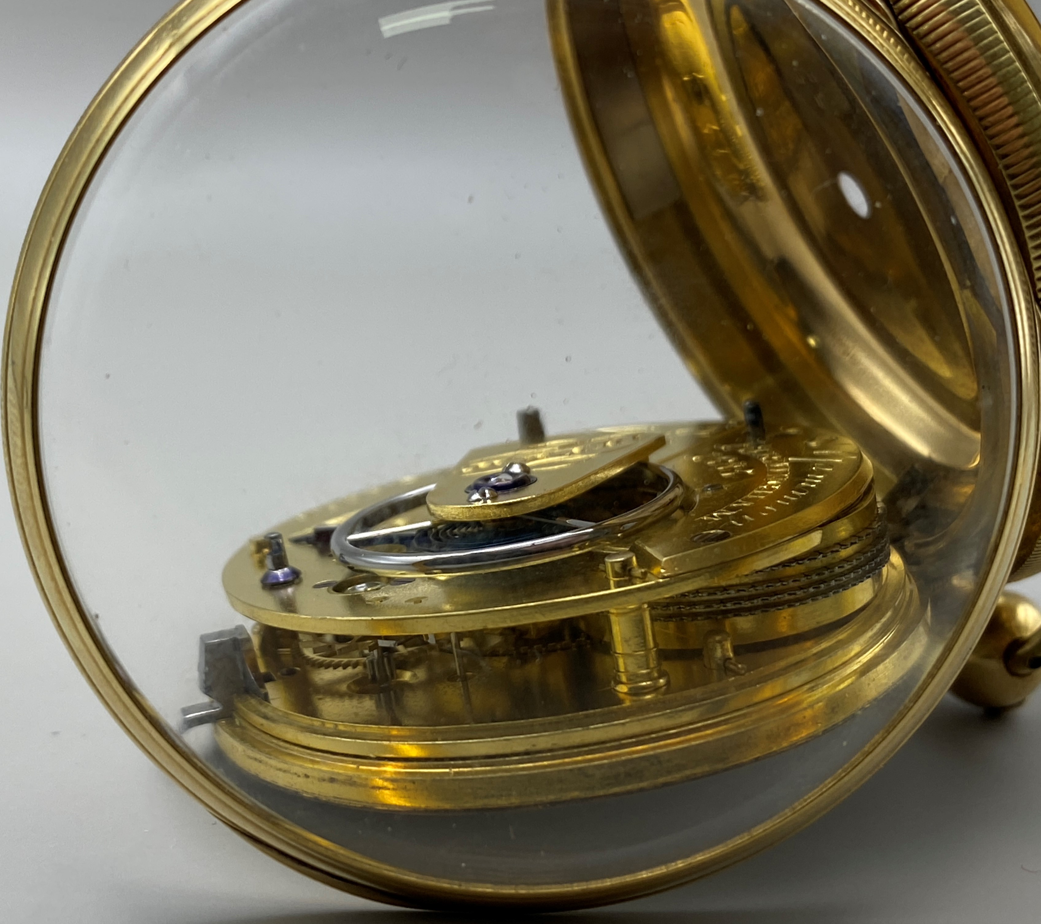 18ct Gold Fusee Pocket Watch by Gammon of Birmingham '1685', No.3584. - Image 38 of 48