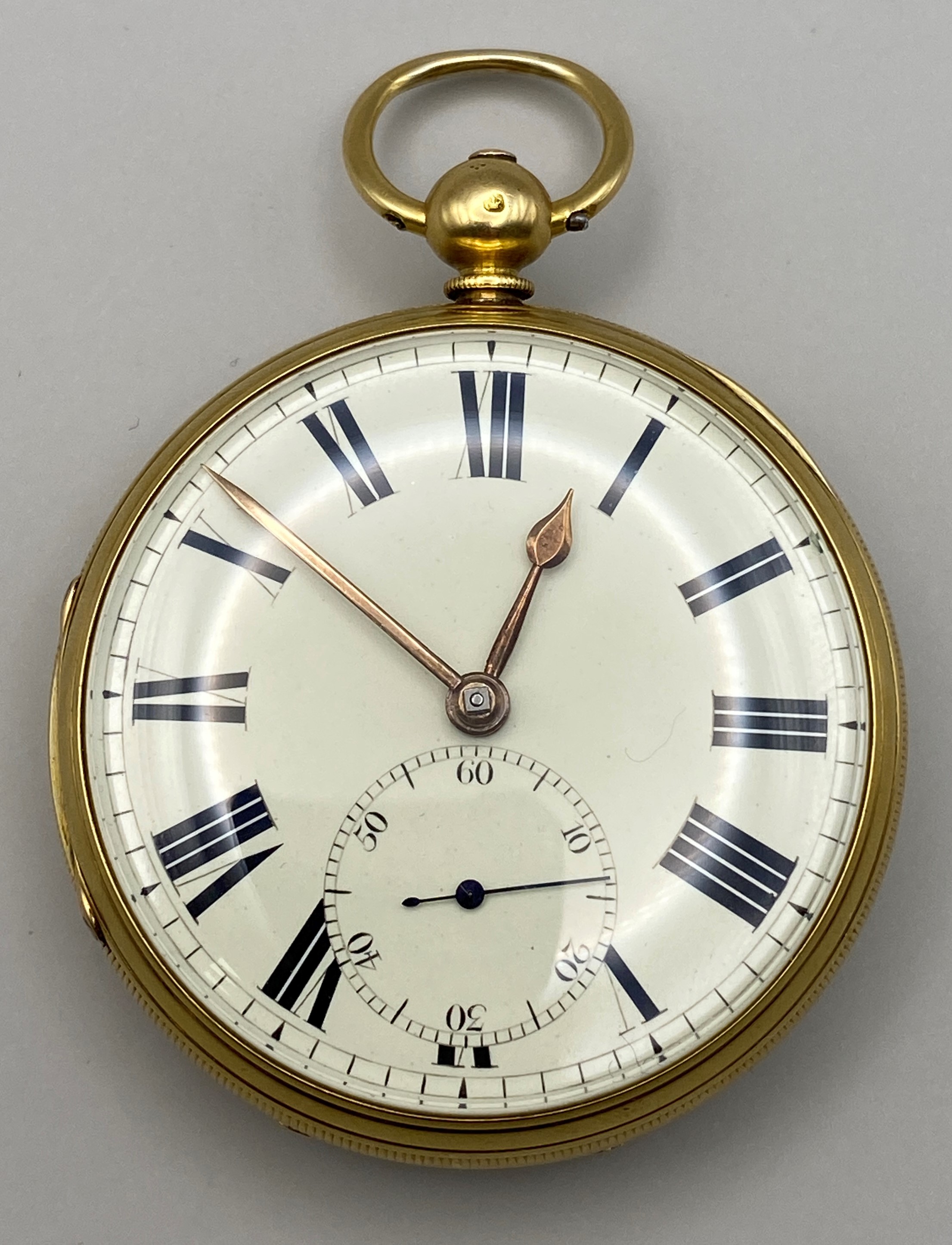 18ct Gold Fusee Pocket Watch by Gammon of Birmingham '1685', No.3584. - Image 7 of 48