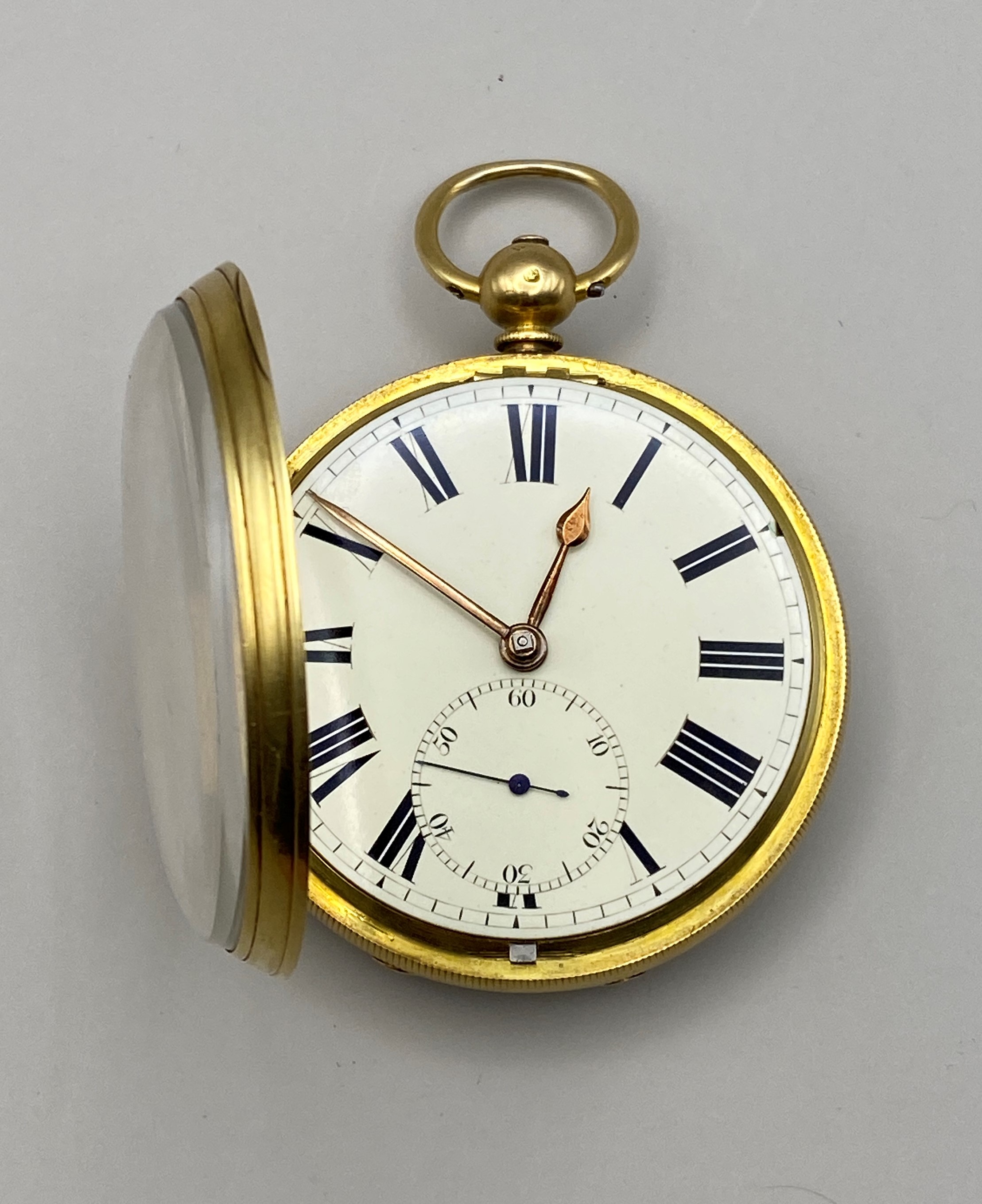 18ct Gold Fusee Pocket Watch by Gammon of Birmingham '1685', No.3584. - Image 8 of 48