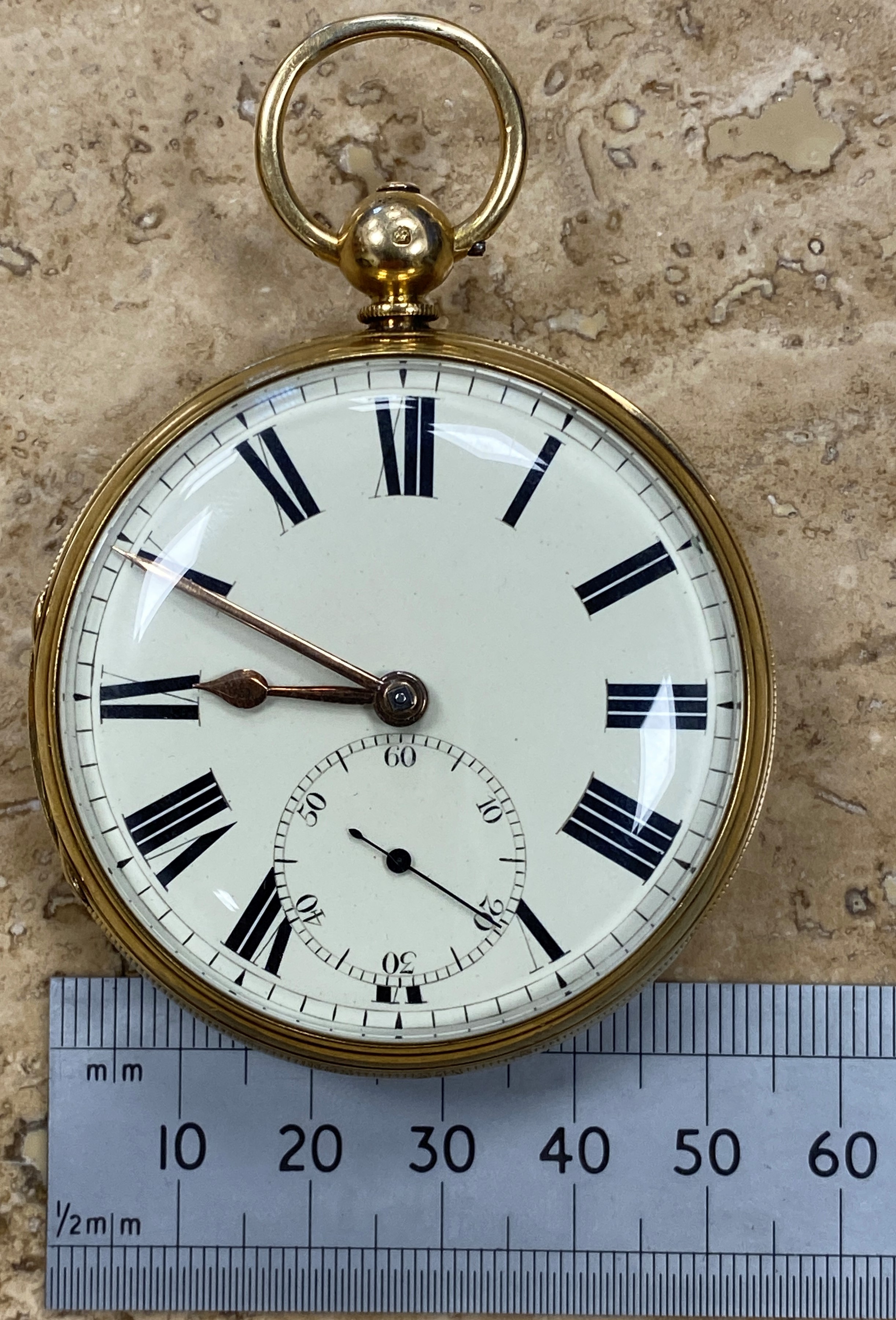 18ct Gold Fusee Pocket Watch by Gammon of Birmingham '1685', No.3584. - Image 46 of 48