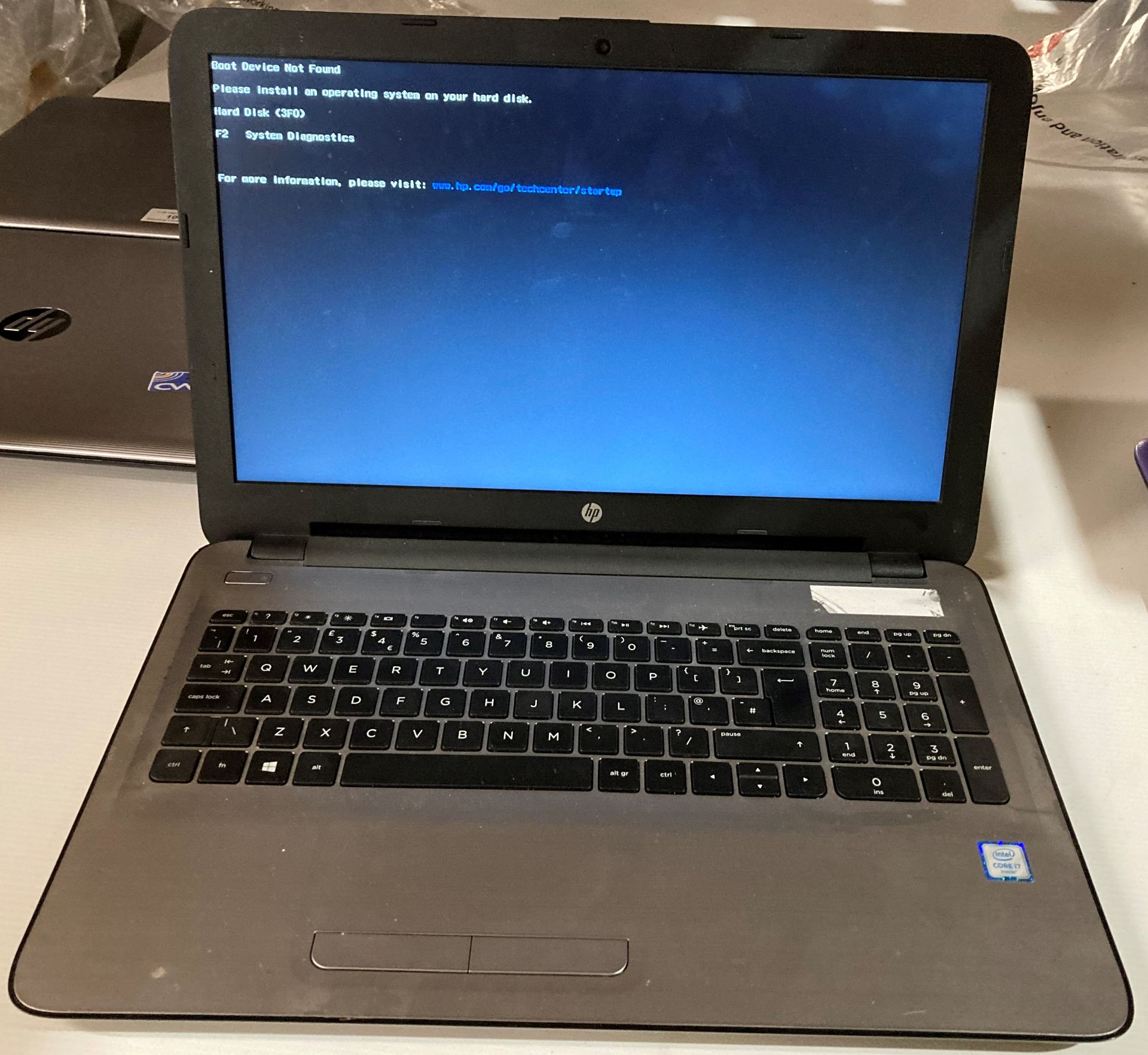 HP G5 Notebook laptop 17-6500U 8GB RAM, - Image 2 of 2