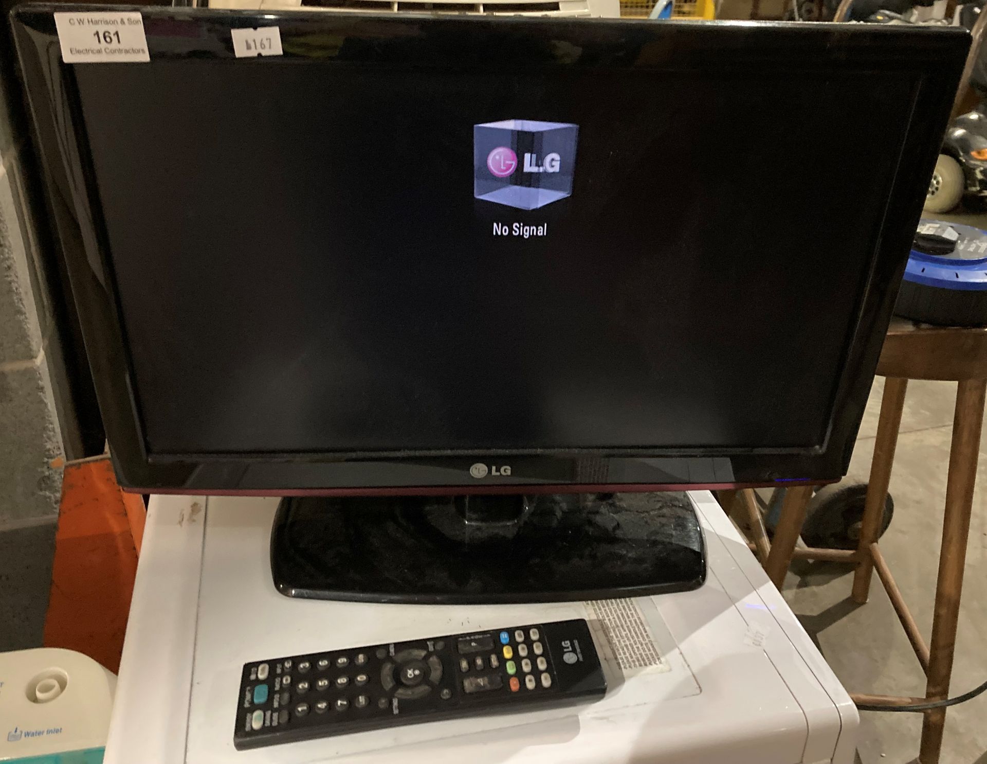 LG 19 inch TV with built in DVD complete with remote and power lead (Saleroom location: Saleroom