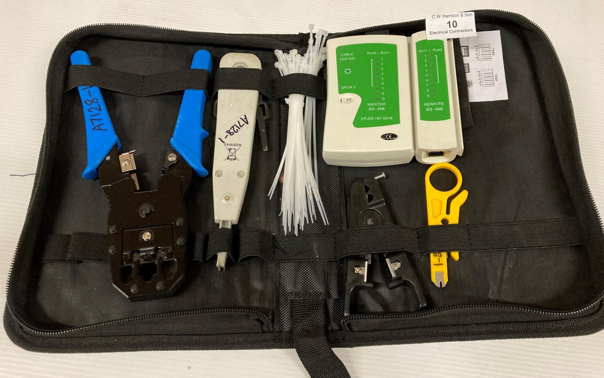 Cable tester CPJ20 complete with remote and cable accessories (Saleroom location: F07)
