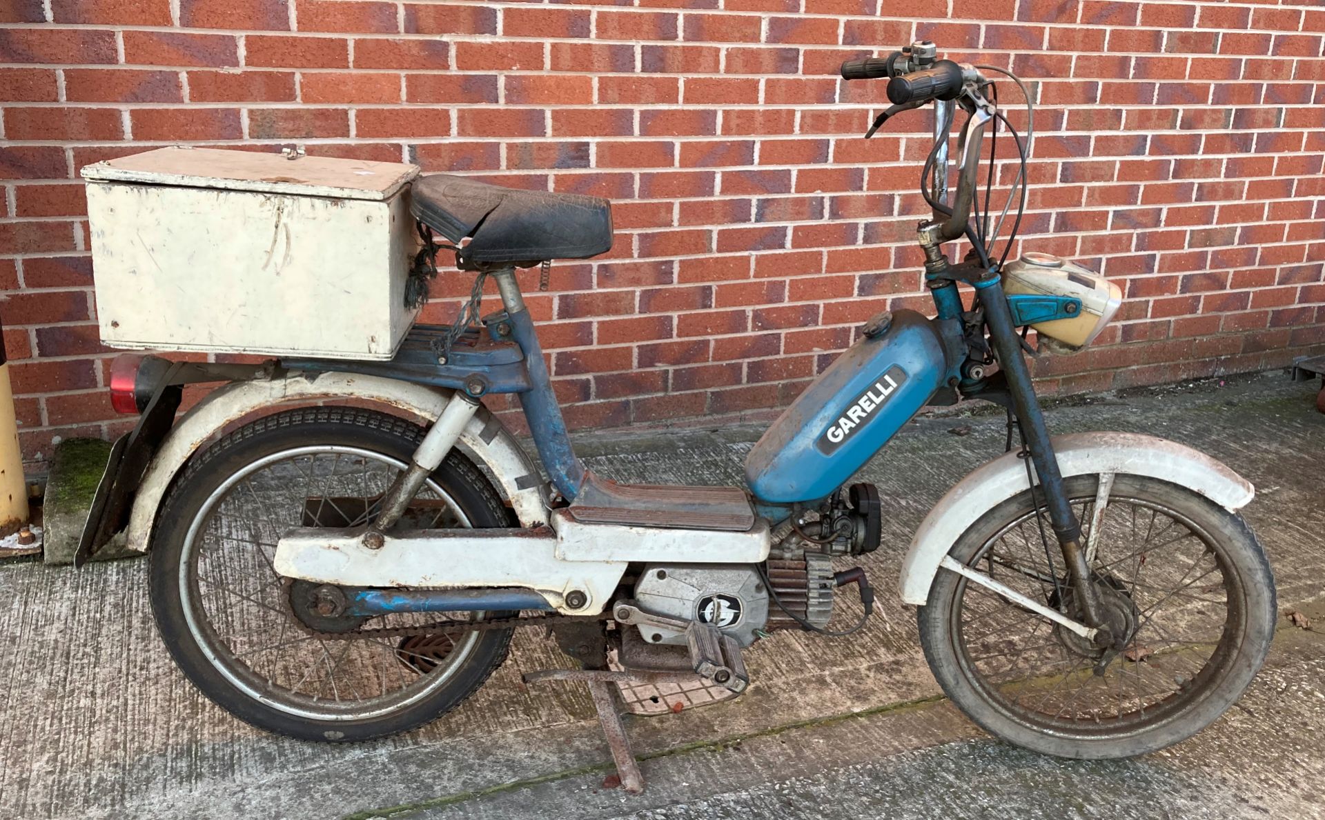 GARELLI 49cc MOPED - Petrol - Blue.